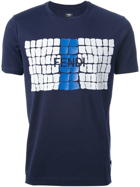 fendi logo shirt men|fendi logo t shirt women.